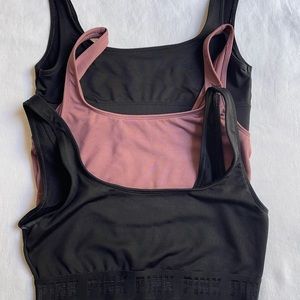 3 pink Victoria secret sport bras